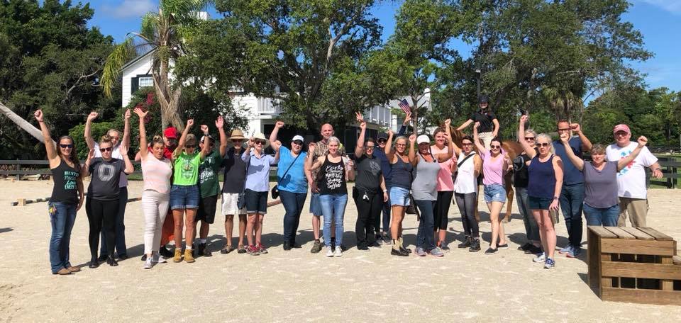 volunteer group shot august